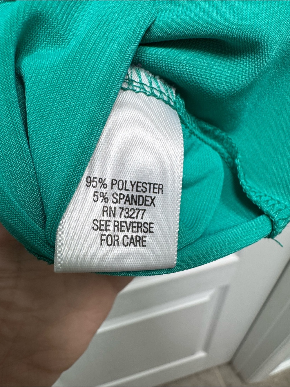 Dana Buchman Teal Knot-Front Sleeveless Camisole - Picture 4 of 5